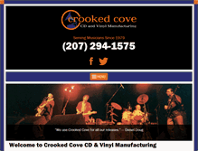 Tablet Screenshot of crookedcove.com